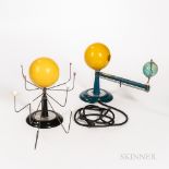 Two Trippensee Solar System Educational Models, a SOL-100 model with 5 1/2-in. dia. Sun; and a chain