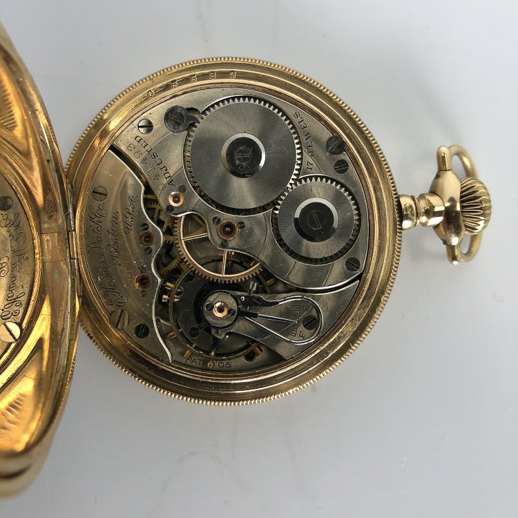 Three Howard & Co. Open-face Watches, 17-jewel movement no. 328841 in a 14kt gold case; and two othe - Image 5 of 14