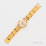 Patek Philippe 18kt Gold Calatrava Reference 2500 Wristwatch, c. 1950s, silvered dial with applied s