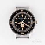 Tornek-Rayville TR-900 Dive Watch, c. 1964, rare stainless steel water-resistant antimagnetic dive w