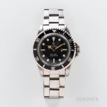 Tudor Submariner Reference 7928 Wristwatch, c. 1966, stainless steel case with bidirectional bezel,