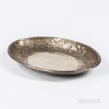 Dominick & Haff Sterling Silver Dish, New York, c. 1881, Shreve, Crump & Low, retailer, lg. 12 1/4 i