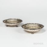 Pair of Whiting Sterling Silver Fruit Stands, New York, late 19th/early 20th century, dia. 7 1/4 in.