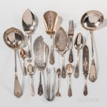 Group of W.K. Vanderslice "Gargoyle" Pattern Silver Flatware, California, second half 19th century,