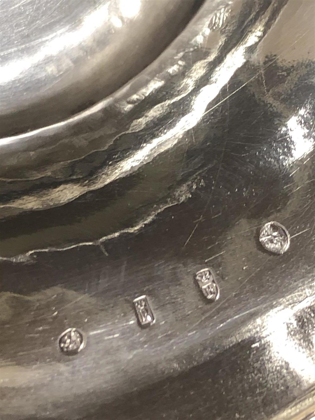 Continental Silver Tureen, 19th century, bearing unidentified hallmarks and French weevil mark, ht. - Image 2 of 5