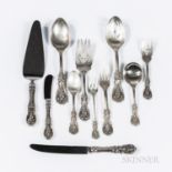 Reed & Barton "Francis I" Pattern Sterling Silver Flatware Service, Massachusetts, 20th century, eig