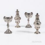 Sixteen Pieces of Continental Silver Tableware, probably Germany, late 19th/early 20th century, bear
