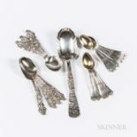 Nineteen Pieces of Tiffany & Co. Sterling Silver Flatware, New York, late 19th/early 20th century, t