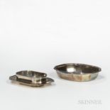 Two Pieces of French .950 Silver Tableware, Paris, early 20th century, Jean Puiforcat, maker, bearin