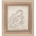 Flemish School, 17th Century, Madonna and Child, Half-length View, Unsigned, inscribed "H. van Balen