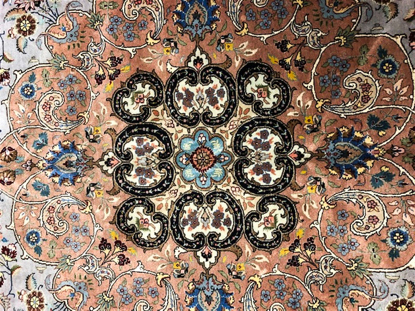 Tabriz Carpet, northwestern Iran, c. 1970, 16 ft. 2 in. x 11 ft. 4 in. - Image 3 of 4