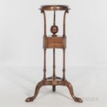 George III Mahogany Wig Stand, late 18th/early 19th century, ht. 36 in.