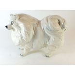 A Goebel's large figure of a German Spitz dog - 21cm