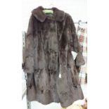 A fur coat - possibly mink