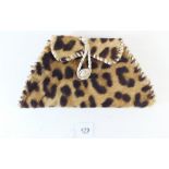 A leopard skin purse
