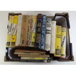A box of vintage hardback novels (Zane Grey, Ellery Queen etc)