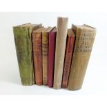 A box of old cookery books including five Mrs Beetons