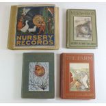 Three books from the 'Shown to The Children' series: The Farm, Nests and Eggs, and The Sea-shore,