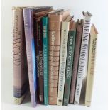 A selection of books on wood, furniture, carpentry etc