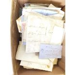 A large quantity of early ephemera including vellum deeds, documents and indentures