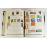 'The Excelsior' stamp album - sparsely filled with mint and used definitives and commemoratives,