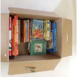 A box of children's books including Enid Blyton