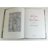 A leather and marble bound limited edition 'The Vision of Simeon Soloman', published Catalpa Press