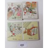 A collection of fifty nine (some duplicates) Kensitas cigarette cards, J Wix and Sons Ltd. Carl