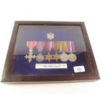 A WW2 matched medal group awarded to Captain George Thomas Wallace MBE ISM of the Worcestershire