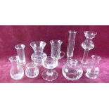 A collection of ten items of Dartington Glass