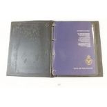 A Royal Air Force museum album from the 1970's containing forty GB and all world air commemorative