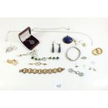 A box of costume jewellery