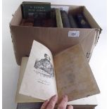 A box of mostly Victorian books on history, fiction etc - nice condition