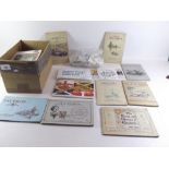 A collection of thirty two cigarette and tea card albums, plus loose pack sets from 1930's onwards