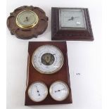 Three various barometers