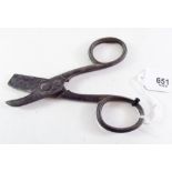 A pair of GPO pruning scissors