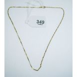 A 14k gold chain - 1g