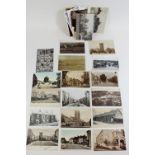 Postcards Glos. Topography incl RP's Whitecroft, Coleford, Choir/children, vicarage, Almshouses etc,