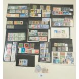 Stamps of Lichtenstein, Luxembourg and Switzerland on 15 stockcards and in packet. Mint & used
