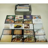 Shoe box full of GB QEII decimal FDC, PHQ cards, presentation packs and Prestige booklets mostly