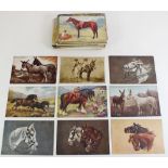 Postcards Equine: including artists Hilda Walker, Harry Payne etc; working horses, hunting scenes,