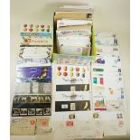 Large box of mainly QEII GB covers including FDC, registered, special cancel, Channel Islands, Royal