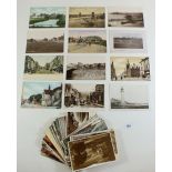 Postcards Sussex. Topography incl: Pevensey village, Volks electric Railway, Church Rd Hove,