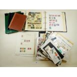 World stamp accumulation, both mint and used, in old albums, stockbooks & cards, packets and on