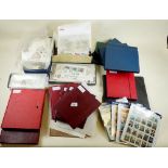 Considerable All-World stamp collection within large box of 14 albums and smaller stock books plus