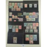 A to B collection of mainly British Empire/ Commonwealth mint and used stamps on 45 stock-cards.