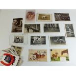A group of 40 dog and other animal postcards circa 1930's and 40's