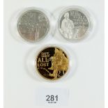 Two Guernsey silver proof £5 coins: Centenary of WWI 2014 and Victory of WWII 2020. In cases, plus