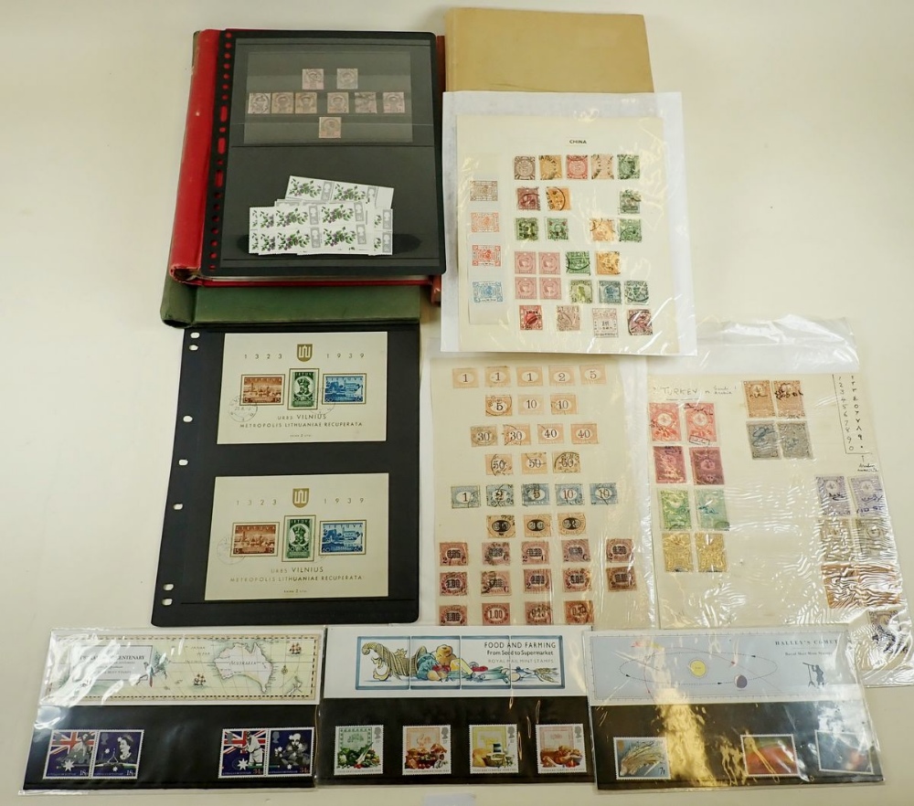 Box of All World stamps in 2 albums+2 stock-books, mint and used, QV - QEII. Incl British Empire,