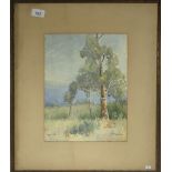 Nora Wilkie - Australian watercolour landscape - 31 x 24cm